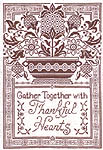 Click for more details of Thankful Hearts (blackwork) by Imaginating