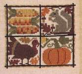 Click/tap for more details of Thanksgiving Comes Again (cross stitch) by The Prairie Schooler