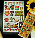 Click/tap for more details of That 70s Kitchen (cross stitch) by Tiny Modernist