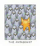 Click for more details of The Antagonist (cross stitch) by Peter Underhill