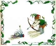 Click for more details of The Archer (cross stitch) by Nimue Fee Main