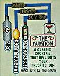 Click/tap for more details of The Aviation (cross stitch) by Frony Ritter Designs