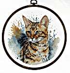 Click for more details of The Bengal Cat (cross stitch) by Luca - S