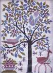 Click/tap for more details of The Birds and the Bees (cross stitch) by Carriage House Samplings