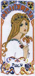 Click for more details of The Birthday Girls - July, Cornelian (cross stitch) by Classic Embroidery