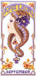 Click for more details of The Birthday Girls - September, Lapis Lazuli (cross stitch) by Classic Embroidery