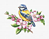 Click for more details of The Blue Tit (cross stitch) by Luca - S