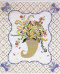 Click/tap for more details of The Cross Stitch Treasury - Flowers (hardback) by Marshall Cavendish
