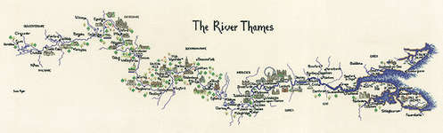 Click for more details of The Cross Stitcher's Guide to Britain - The River Thames (cross stitch) by Sue Ryder