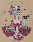 Click/tap for more details of The Duchess of Rouen (cross stitch) by Mirabilia Designs