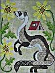 Click for more details of The Ferret (cross stitch) by Cottage Garden Samplings