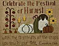 Click for more details of The Festival Of Harvest (cross stitch) by Mani di Donna