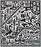 Click/tap for more details of The Fisher King (cross stitch) by Long Dog Samplers