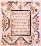 Click/tap for more details of The Garden Flowers (cross stitch) by Rosewood Manor