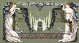Click/tap for more details of The Garden Muses (cross stitch) by Mirabilia Designs
