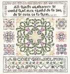 Click for more details of The Golden Rule (cross stitch) by Rosewood Manor