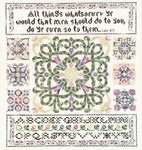 Click/tap for more details of The Golden Rule (cross stitch) by Rosewood Manor