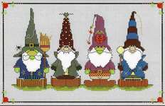 Click for more details of The Halloween Gnomes (cross stitch) by Carolyn Manning