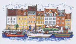 Click for more details of The Harbour (cross stitch) by Permin of Copenhagen