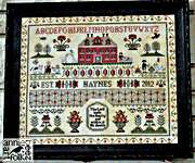 Click for more details of The Haynes Sampler (cross stitch) by Annie Beez Folk Art