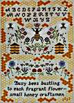 Click for more details of The Honey Craftsmen Sampler (cross stitch) by Stitchy Prose