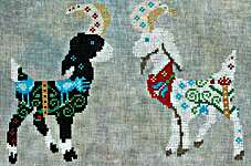 Click for more details of The Ibex Couple (cross stitch) by AuryTM