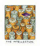Click for more details of The Intellectual (cross stitch) by Peter Underhill