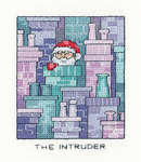Click/tap for more details of The Intruder (cross stitch) by Peter Underhill