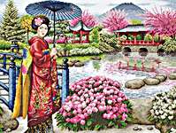 Click for more details of The Japanese Garden (cross stitch) by maia
