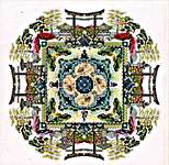 Click for more details of The Japanese Moss Garden Mandala (cross stitch) by Chatelaine