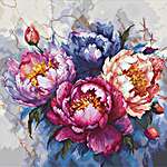 Click for more details of The King of Flowers (cross stitch) by Luca - S