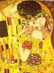 The Kiss after Gustav Klimt