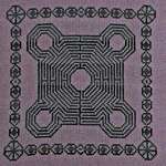 Click/tap for more details of The Labyrinth of Reims Cathedral (cross stitch) by Works by ABC