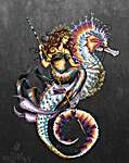 Click/tap for more details of The Legend of Freya (cross stitch) by Bella Filipina