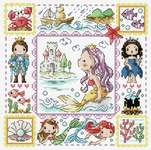 Click for more details of The Little Mermaid (cross stitch) by Soda Stitch