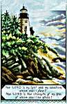 Click/tap for more details of The Lord Is My Light (cross stitch) by Stoney Creek