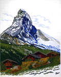 Click for more details of The Matterhorn (cross stitch) by Eva Rosenstand