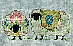Click for more details of The Merino Couple (cross stitch) by AuryTM