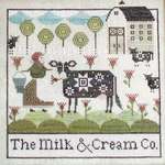 Click for more details of The Milk & Cream Co. (cross stitch) by Plum Street Samplers