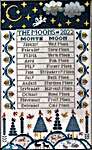 Click/tap for more details of The Moons Of 2022 (cross stitch) by Kathy Barrick