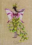 Click/tap for more details of The Moss Collector (cross stitch) by Nora Corbett