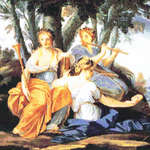 The Muses - Clio, Euterpe and Thalia