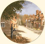 Click/tap for more details of The Old Pump (cross stitch) by John Clayton