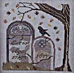 Click/tap for more details of The Olde Graveyard (cross stitch) by Thistles
