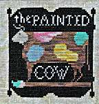 Click/tap for more details of The Painted Cow (cross stitch) by Carriage House Samplings