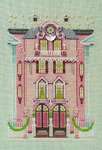 Click for more details of The Pink Edwardian House (cross stitch) by Nora Corbett
