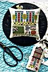 Click/tap for more details of The Pocket Neighborhood (cross stitch) by Hands On Design