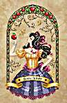 Click/tap for more details of The Poison Apple (cross stitch) by Bella Filipina