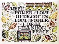 Click for more details of The Power of Love (cross stitch) by Stoney Creek