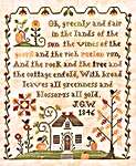 Click/tap for more details of The Pumpkin (cross stitch) by Little House Needleworks